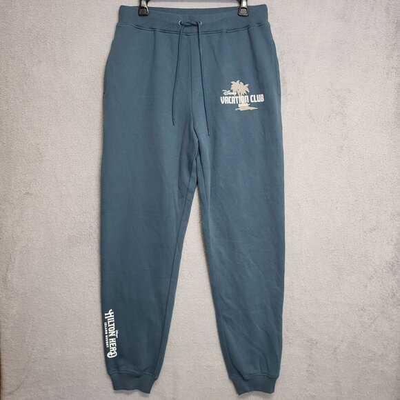 Disney Vacation Club Member Joggers Mens Medium Fleece Hilton Head Island Resort - Picture 1 of 10